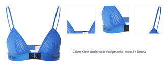 Calvin Klein Underwear Podprsenka  modrá / čierna 1