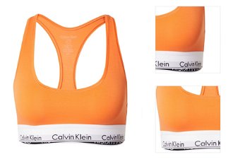 Calvin Klein Underwear Podprsenka  oranžová / čierna / biela 3