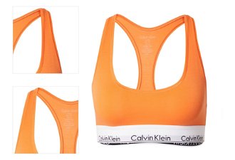 Calvin Klein Underwear Podprsenka  oranžová / čierna / biela 4