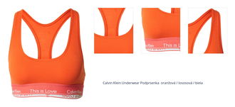 Calvin Klein Underwear Podprsenka  oranžová / lososová / biela 1