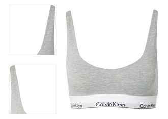 Calvin Klein Underwear Podprsenka  sivá / biela 4