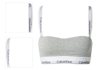 Calvin Klein Underwear Podprsenka  sivá / biela 4