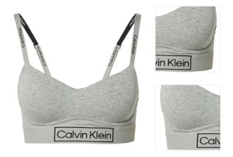Calvin Klein Underwear Podprsenka  sivá melírovaná / čierna 3