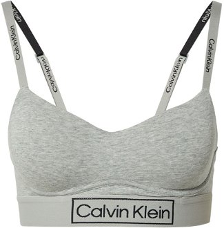 Calvin Klein Underwear Podprsenka  sivá melírovaná / čierna 2