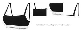 Calvin Klein Underwear Podprsenka  sivá / čierna / biela 1