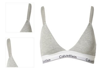 Calvin Klein Underwear Podprsenka  sivá / čierna / biela 4