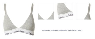 Calvin Klein Underwear Podprsenka  sivá / čierna / biela 1