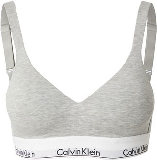 Calvin Klein Underwear Podprsenka  sivá melírovaná / čierna / biela 2