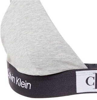Calvin Klein Underwear Podprsenka  sivá melírovaná / čierna / biela 8