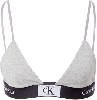 Calvin Klein Underwear Podprsenka  sivá melírovaná / čierna / biela 2