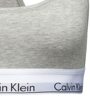 Calvin Klein Underwear Podprsenka  sivá melírovaná / čierna / biela 9