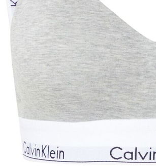 Calvin Klein Underwear Podprsenka  sivá melírovaná / čierna / biela 8