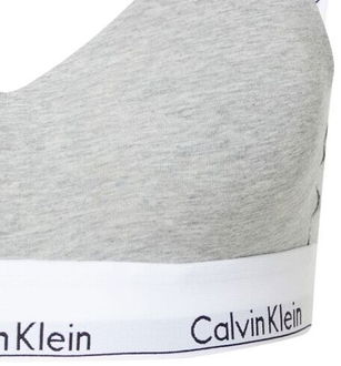 Calvin Klein Underwear Podprsenka  sivá melírovaná / čierna / biela 9