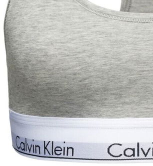 Calvin Klein Underwear Podprsenka  sivá melírovaná / čierna / biela 8