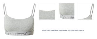 Calvin Klein Underwear Podprsenka  striebornosivá / svetlosivá / sivá melírovaná / čierna 1