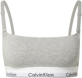 Calvin Klein Underwear Podprsenka  sivá melírovaná / čierna / šedobiela 2