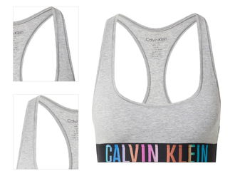 Calvin Klein Underwear Podprsenka 'Intense Power Pride'  sivá melírovaná / zmiešané farby 4