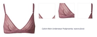 Calvin Klein Underwear Podprsenka  staroružová 1