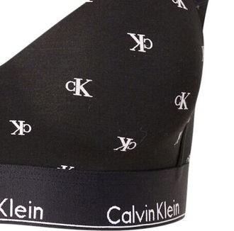 Calvin Klein Underwear Podprsenka  tmavosivá / čierna / biela 9