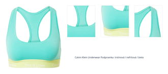 Calvin Klein Underwear Podprsenka  trstinová / nefritová / biela 1