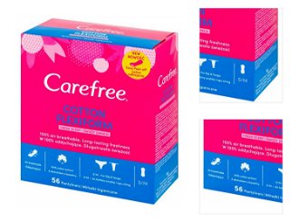 CAREFREE Flexiform slipové vložky so sviežou vôňou 56 kusov 3