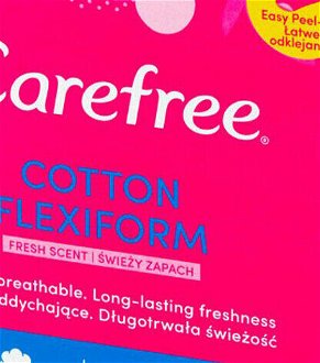 CAREFREE Flexiform slipové vložky so sviežou vôňou 56 kusov 5
