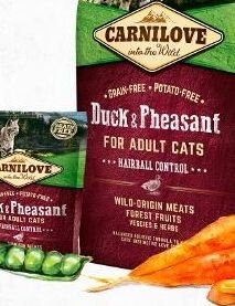 CARNILOVE cat   ADULT duck/pheasant - 2 x 6kg 5