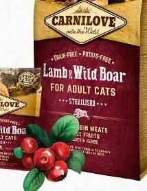 CARNILOVE cat   ADULT lamb/wild boar - 6kg 5