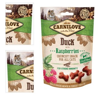Carnilove Cat Crunchy Snack duck with raspberries with fresh meat 50 g 4