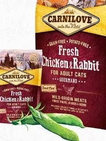 CARNILOVE cat   FRESH ADULT CHICKEN/rabbit - 2kg 5