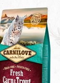 CARNILOVE cat   FRESH STERILISED CARP/trout - 2kg 7