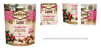 Carnilove Dog Crunchy Snack Lamb with Cranberries with fresh meat 200 g 1