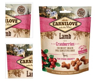 Carnilove Dog Crunchy Snack Lamb with Cranberries with fresh meat 200 g 4