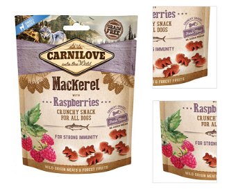 Carnilove Dog Crunchy Snack Mackerel with Raspberries with fresh meat 200 g 3