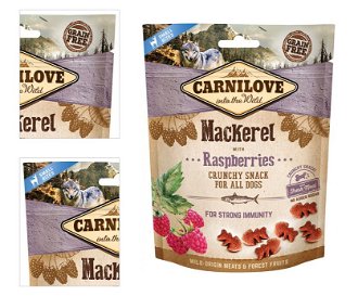Carnilove Dog Crunchy Snack Mackerel with Raspberries with fresh meat 200 g 4