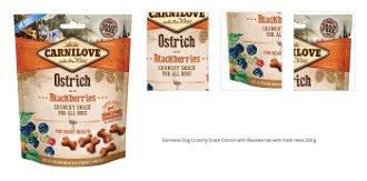 Carnilove Dog Crunchy Snack Ostrich with Blackberries with fresh meat 200 g 1
