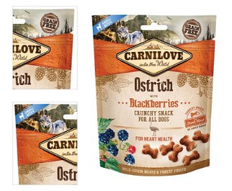 Carnilove Dog Crunchy Snack Ostrich with Blackberries with fresh meat 200 g 4