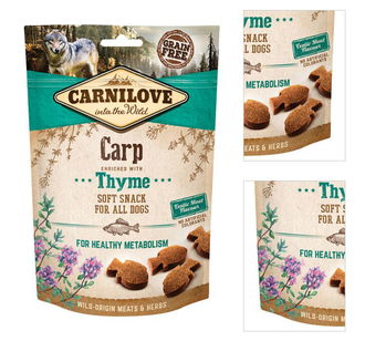 Carnilove Dog Semi Moist Snack carp enriched with thyme 200 g 3