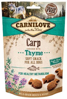 Carnilove Dog Semi Moist Snack carp enriched with thyme 200 g