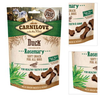 Carnilove Dog Semi Moist Snack duck enriched with rosemary 200 g 3