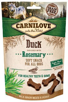 Carnilove Dog Semi Moist Snack duck enriched with rosemary 200 g