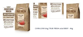 CARNILOVE dog TRUE FRESH adult BEEF - 4kg 1