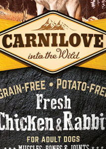 Carnilove Fresh Chicken a Rabbit Muscles, Bones a Joints for Adult dogs 1,5 kg 5