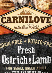 Carnilove Fresh Ostrich a Lamb Excellent Digestion for Small Breed Dogs 1,5 kg 5