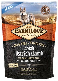 Carnilove Fresh Ostrich a Lamb Excellent Digestion for Small Breed Dogs 1,5 kg