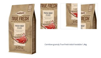 Carnilove granuly True Fresh Adult hovädzie 1,4kg 1