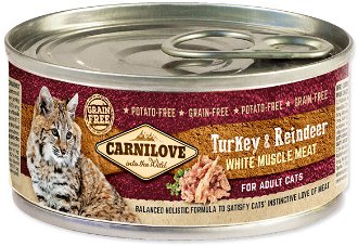 Carnilove konzerva White Muscle Meat cat morka a sob 100 g