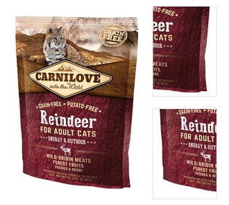 Carnilove Reindeer Adult Cats - Energy and Outdoor 400g 3