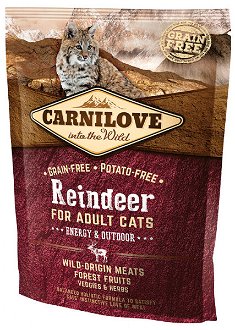 Carnilove Reindeer Adult Cats - Energy and Outdoor 400g