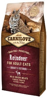 Carnilove Reindeer Adult Cats - Energy and Outdoor 6kg